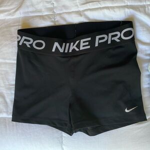 Black Nike Pro shorts